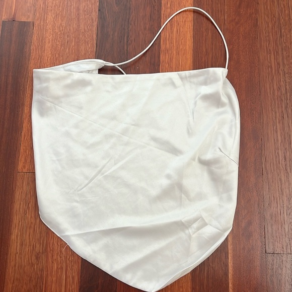 SUPERDOWN revolve size small strappy handkerchief top open back - Picture 1 of 3